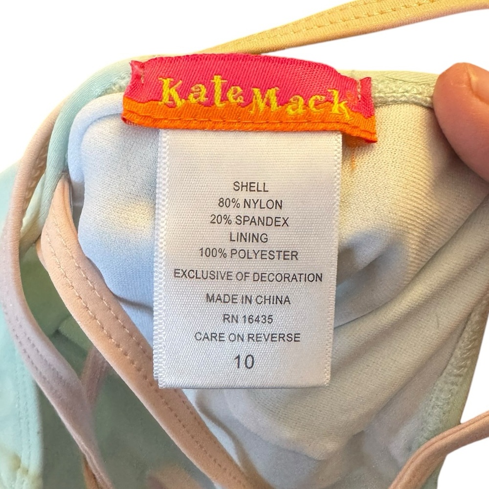 Kate Mack Pink Seashell Swimsuit size 10 - Picture 2 of 7